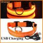Usb Cat Dogs Collars Detachable Night Led Glow